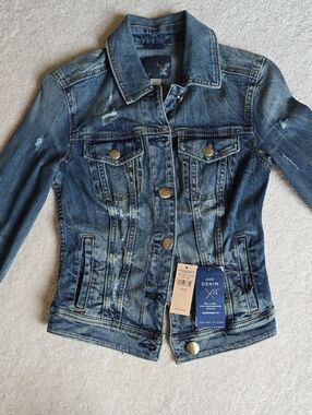 American Eagle Outfitters Navy Blue Denim X4 High Performance Tag